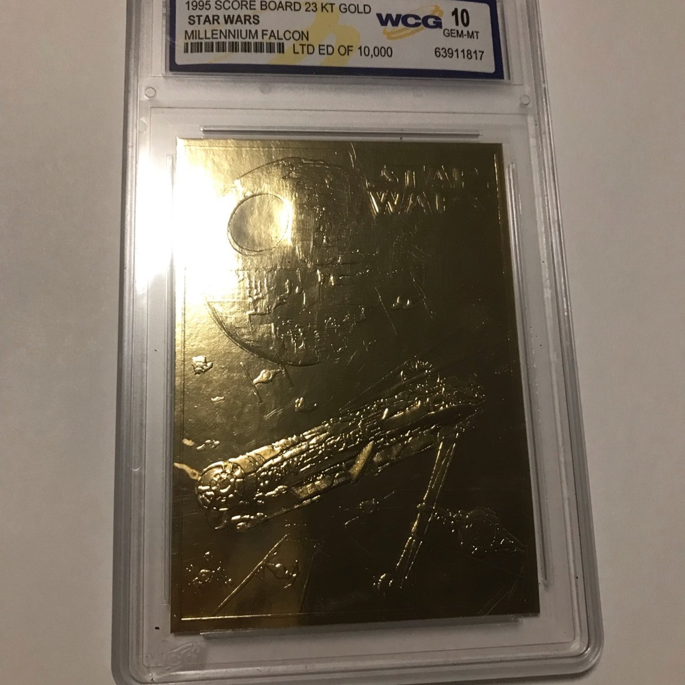 Gold Starwars Card